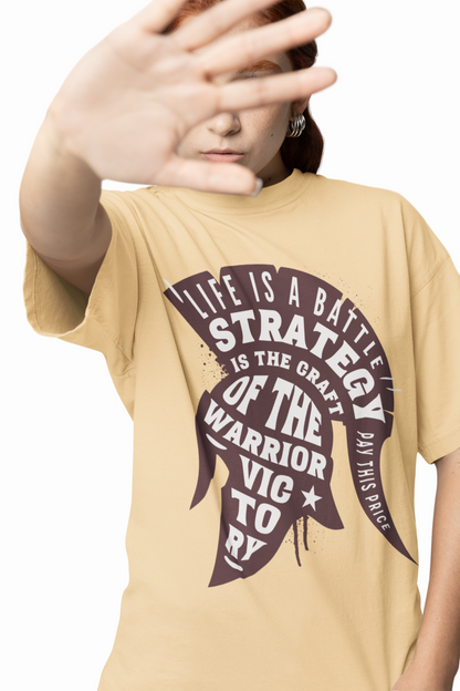 Battle Strategy Oversized T-Shirts Casual Oversized Outfit