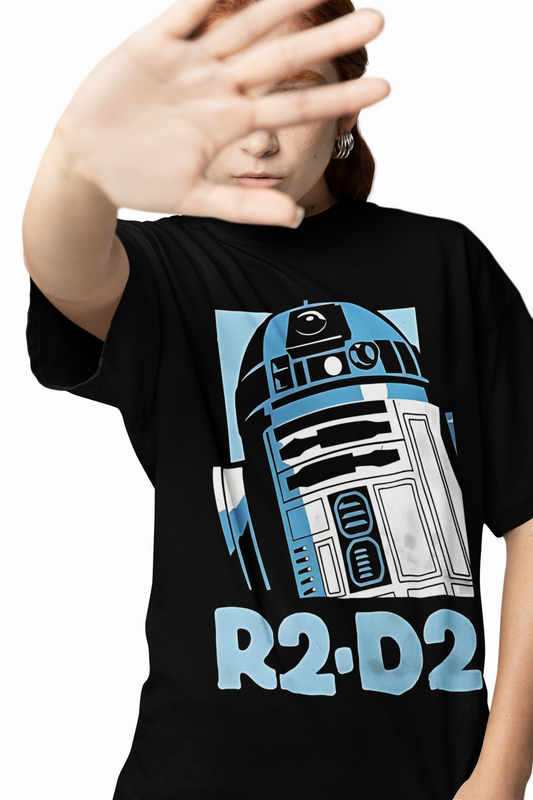 R2-D2 Oversized Stylish Graphic T-Shirt Streetwear Style