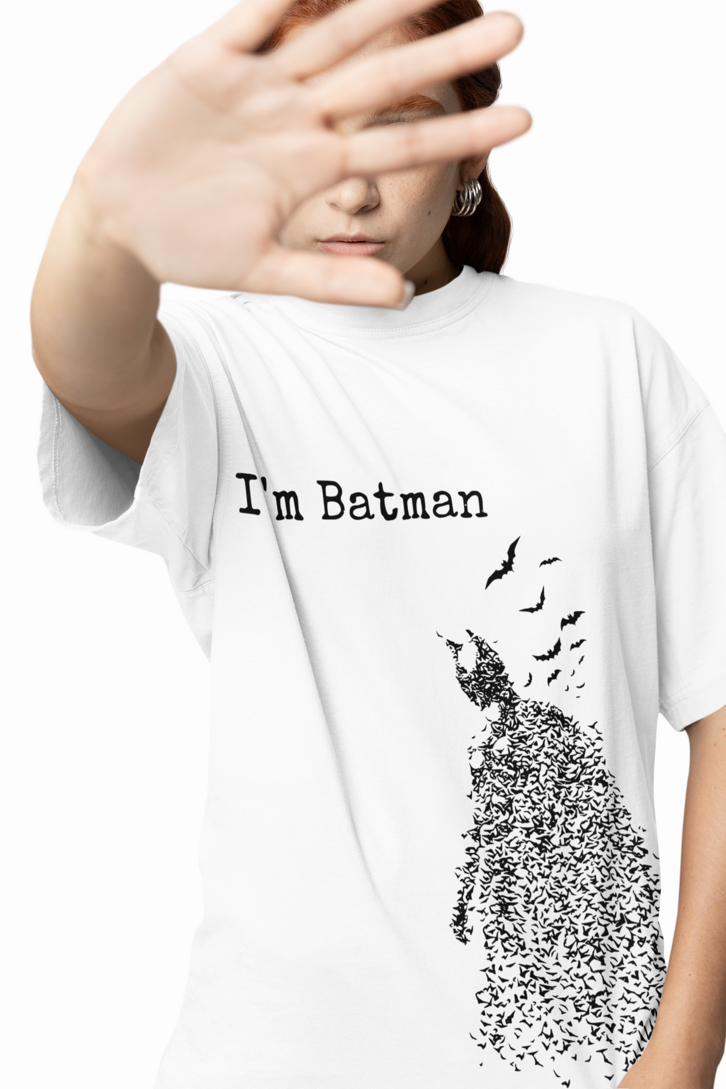 I'M Batman Oversized T-Shirt – Perfect for Superhero Fans