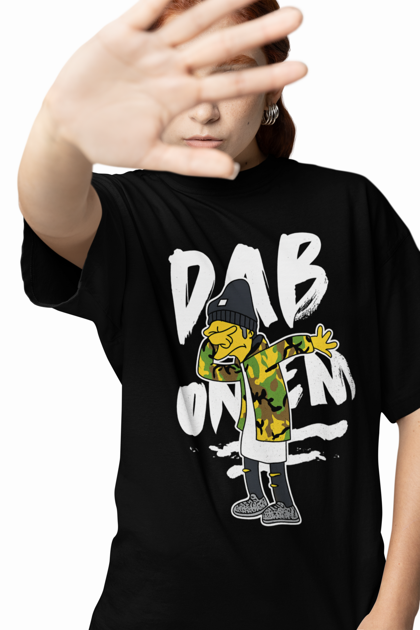 Dab Oversized T-Shirts Fun Trendy Streetwear Style