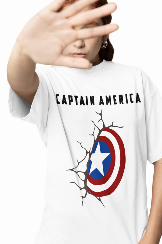 Captain Shield Oversized T-Shirts