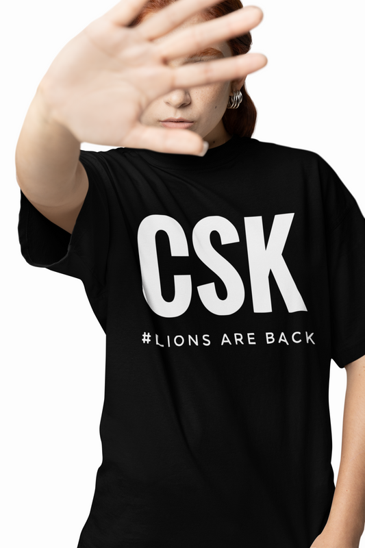 Csk Are Back Oversized T-Shirts