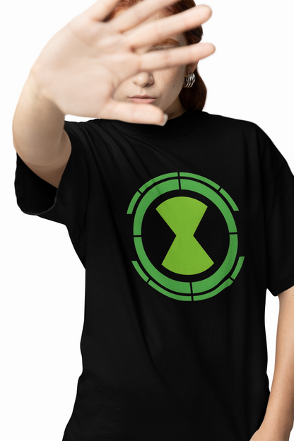 Ben 10 Alien Watch Oversized T-Shirts Cool Hero Streetwear