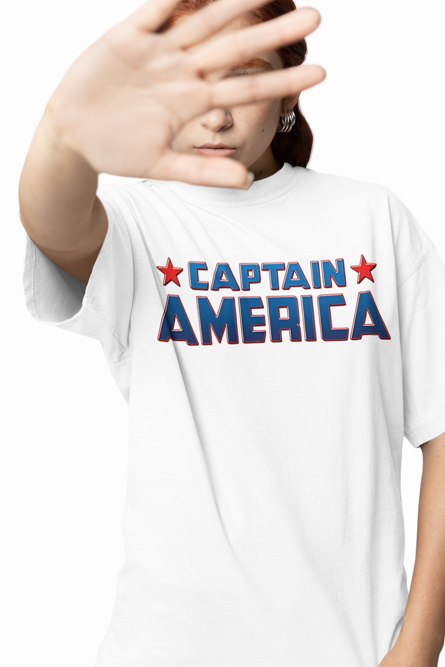 First Captain America Oversized T-Shirts