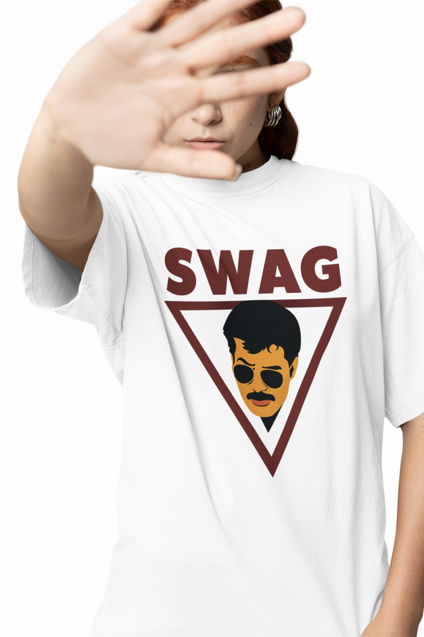Kunjchan Swag Oversized T-Shirts Stylish Casual Graphic Wear
