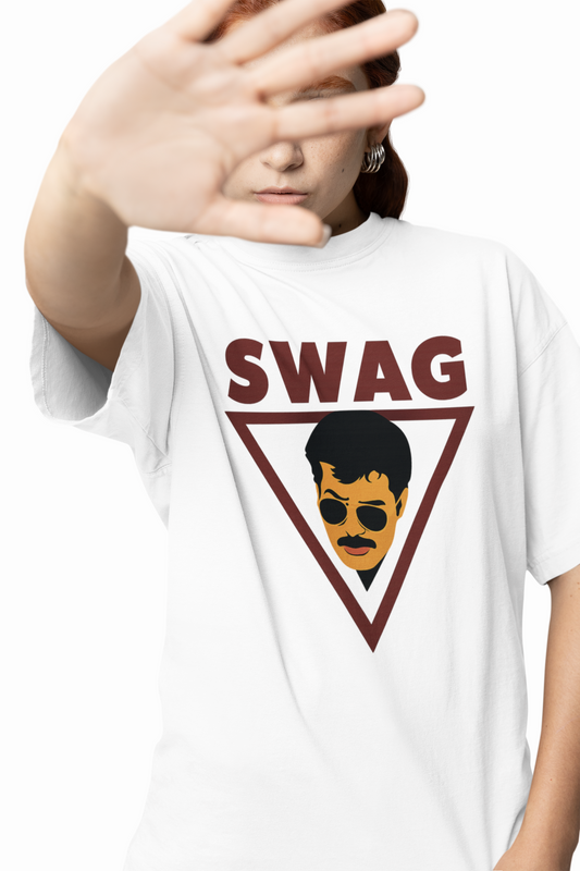 Kunjchan Swag Oversized T-Shirts Stylish Casual Graphic Wear