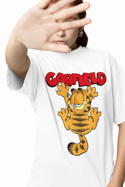 Cartoon Garfield Oversized T-Shirts