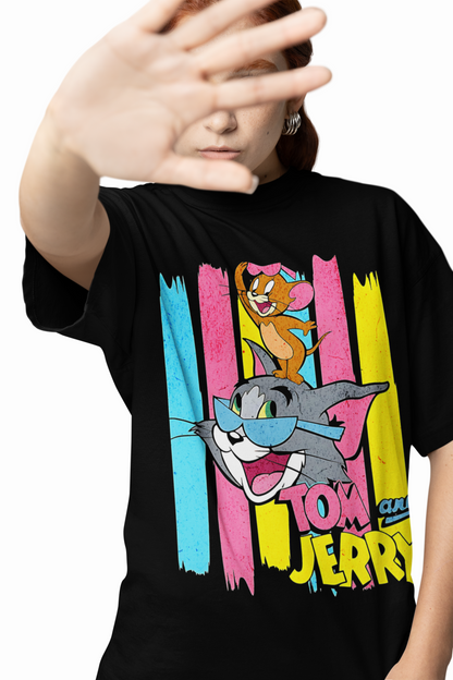 Summer Week Tom And Jerry Oversized T-Shirt Streetwear Style