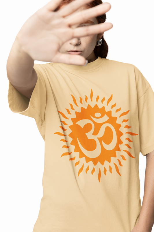 Om Spiritual Symbol Oversized T-Shirts