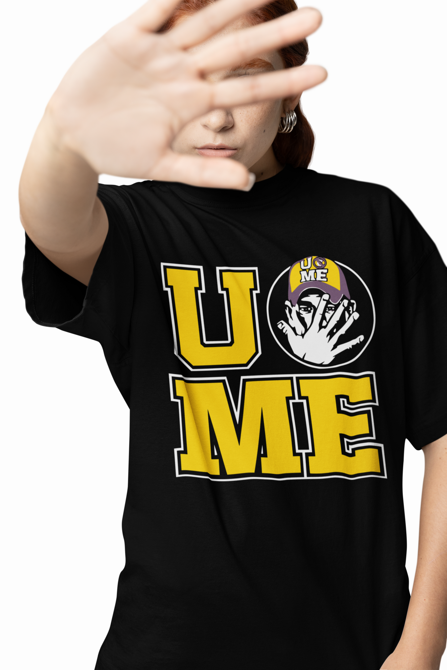 John Cena UCME Oversized T-Shirts Bold WWE Streetwear