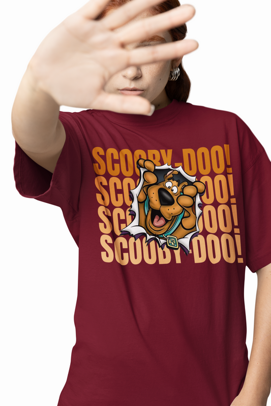 Scooby Doo Cartoon Oversized T-Shirt Trendy Cartoon Streetwear