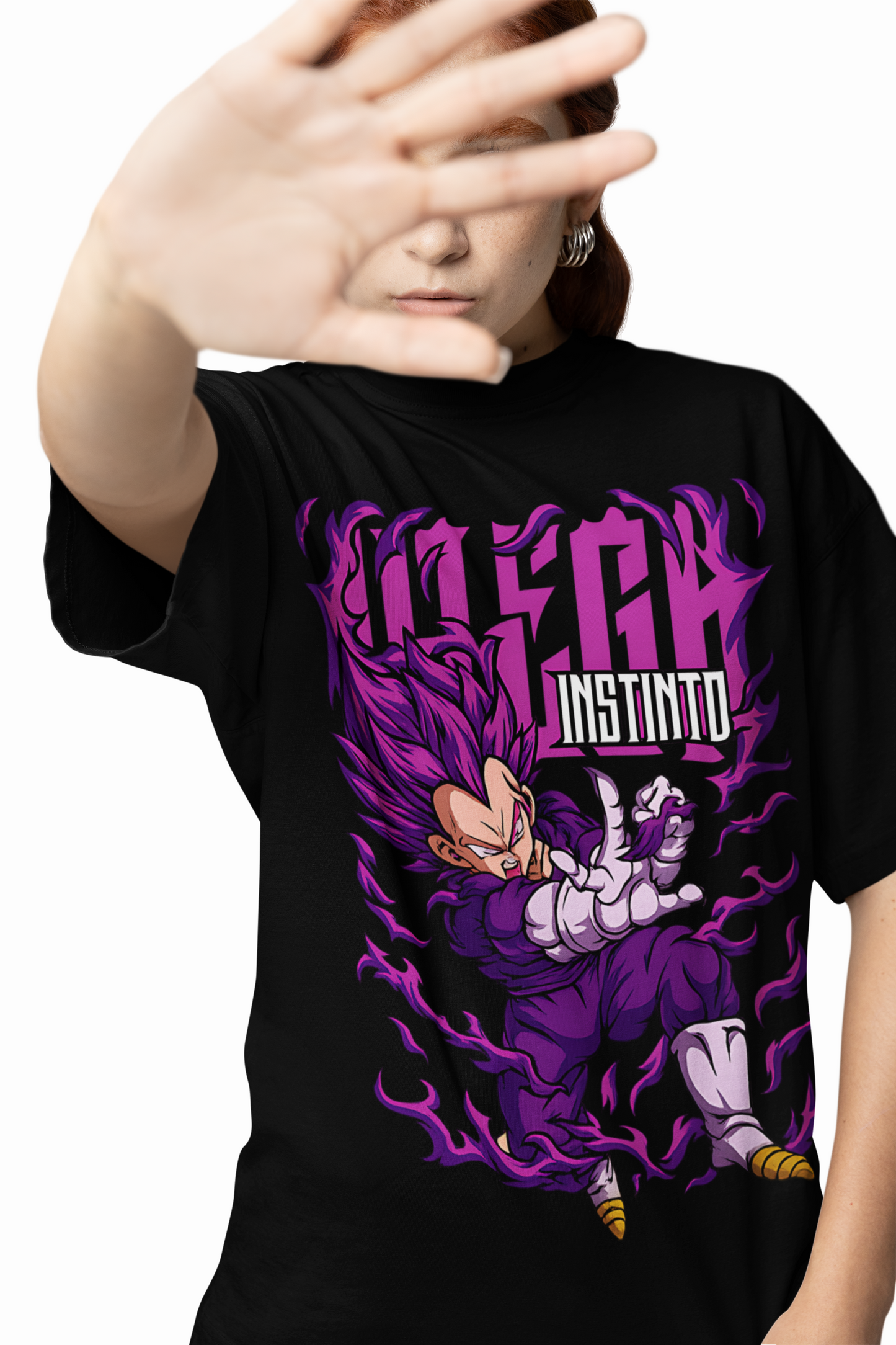 Vegeta Oversized T-Shirts Anime Streetwear Style for Fans