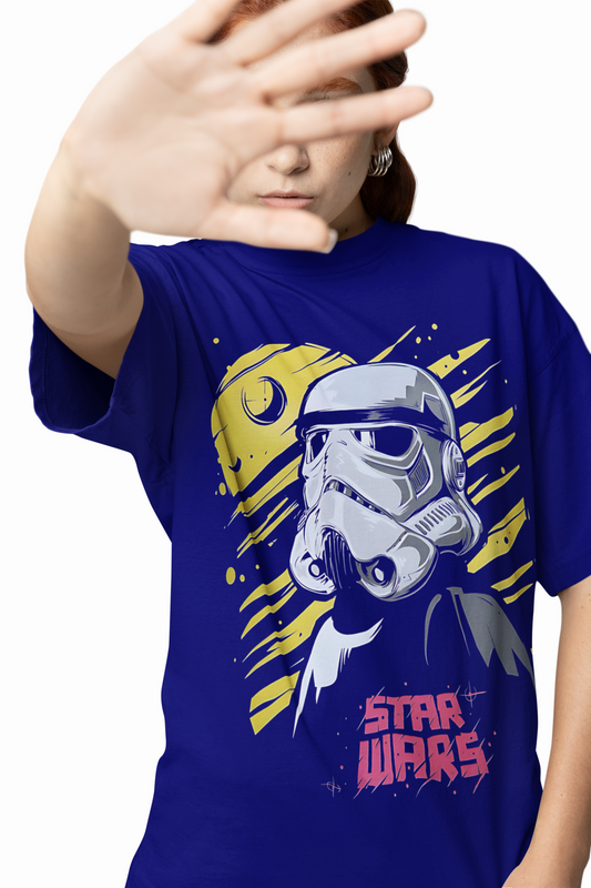Stormtrooper Oversized T-Shirt Sci-Fi Streetwear Casual Tee