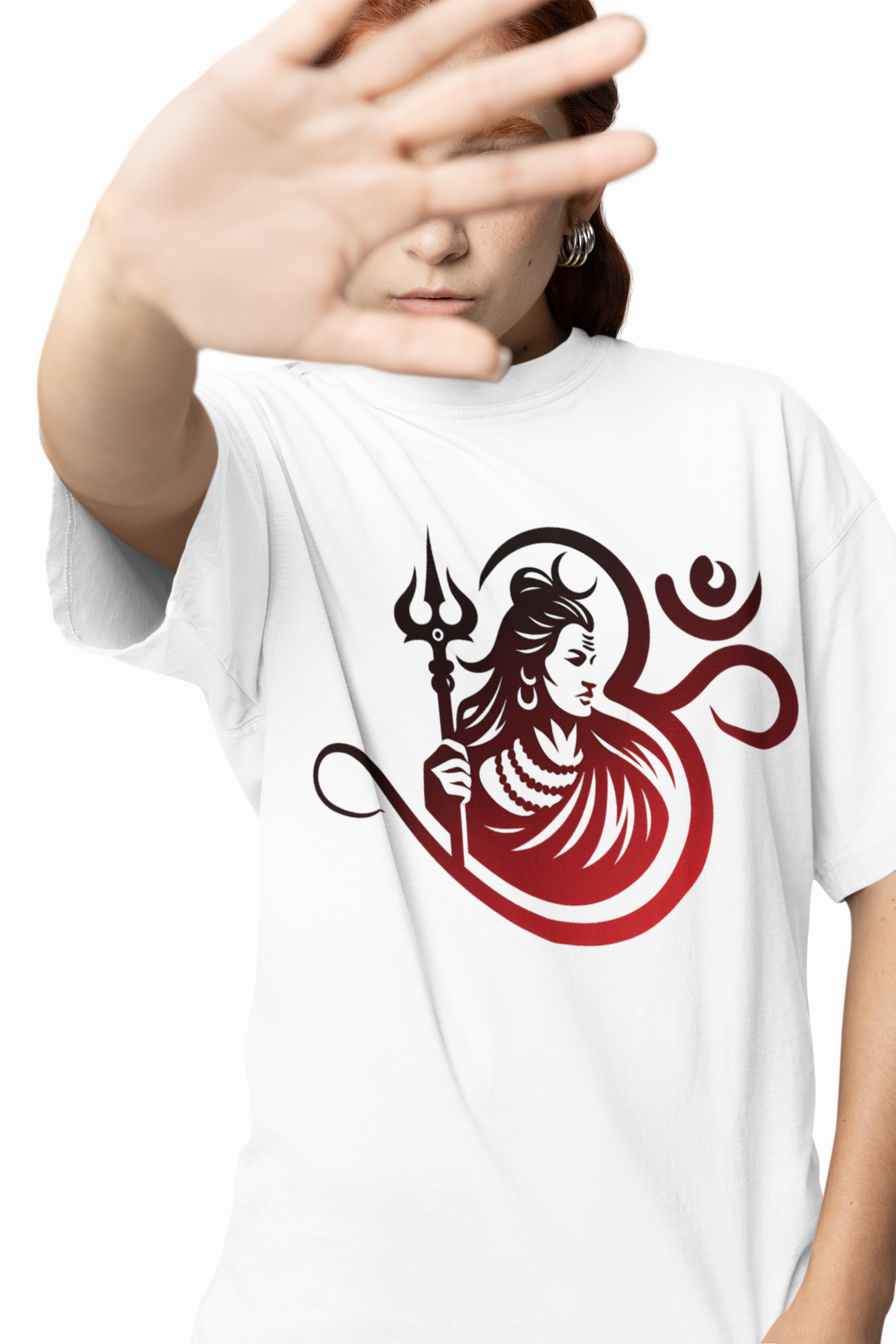 Om Namah Shivay Oversized T-Shirts