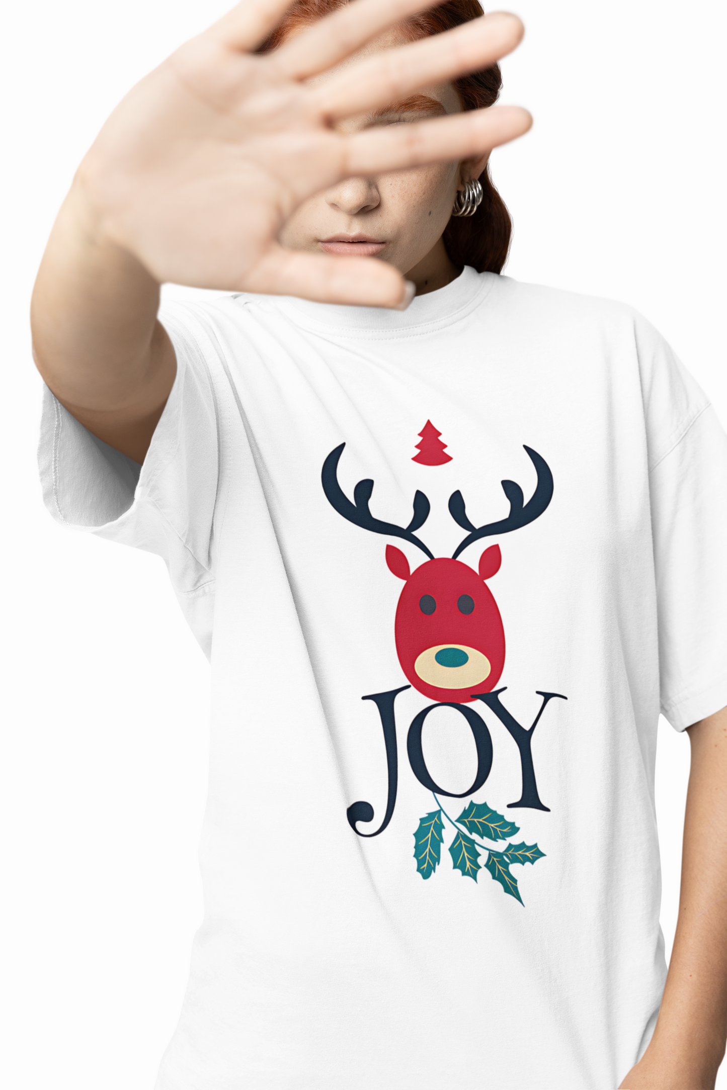 Joy Oversized T-Shirts – Festive Casual Streetwear Style