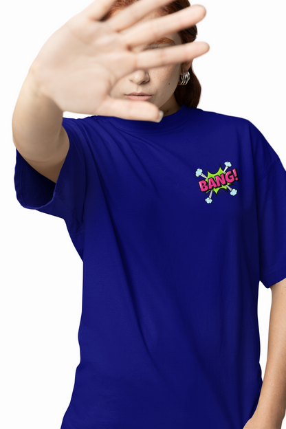 Taz Bang Oversized T-Shirt Fun Cartoon Streetwear Style Tee