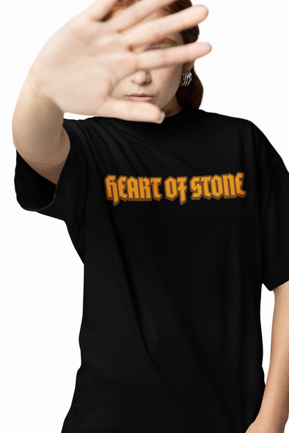 Heart Of Stone Oversized T-Shirts Bold Graphic Streetwear