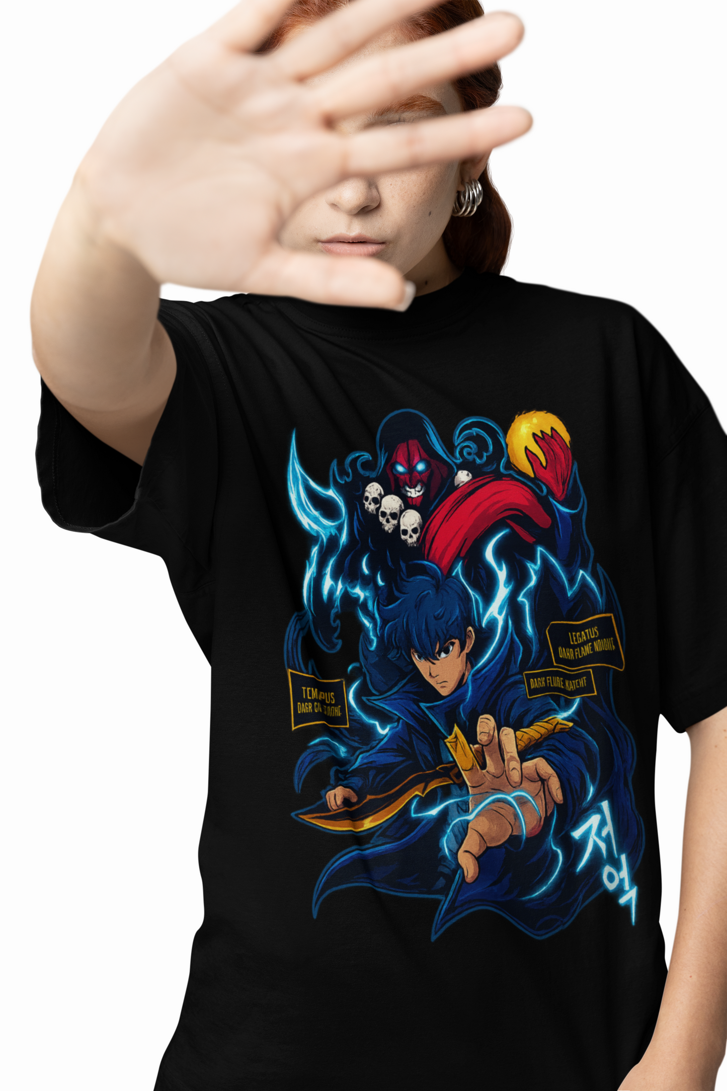 Dark Flure Katcht Oversized Comfortable Graphic T-shirt