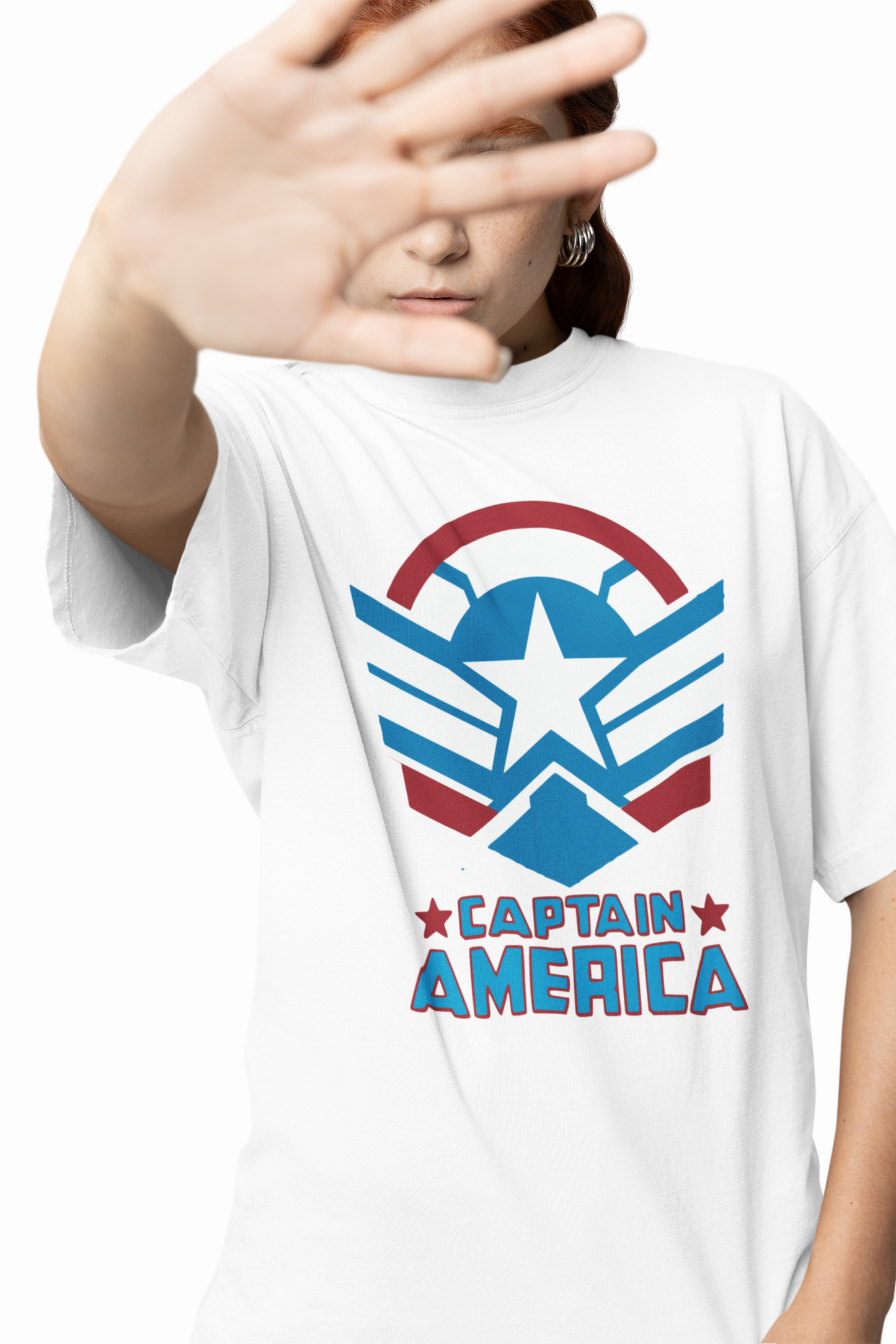 Captain Oversized T-Shirt Premium Streetwear Style Tee
