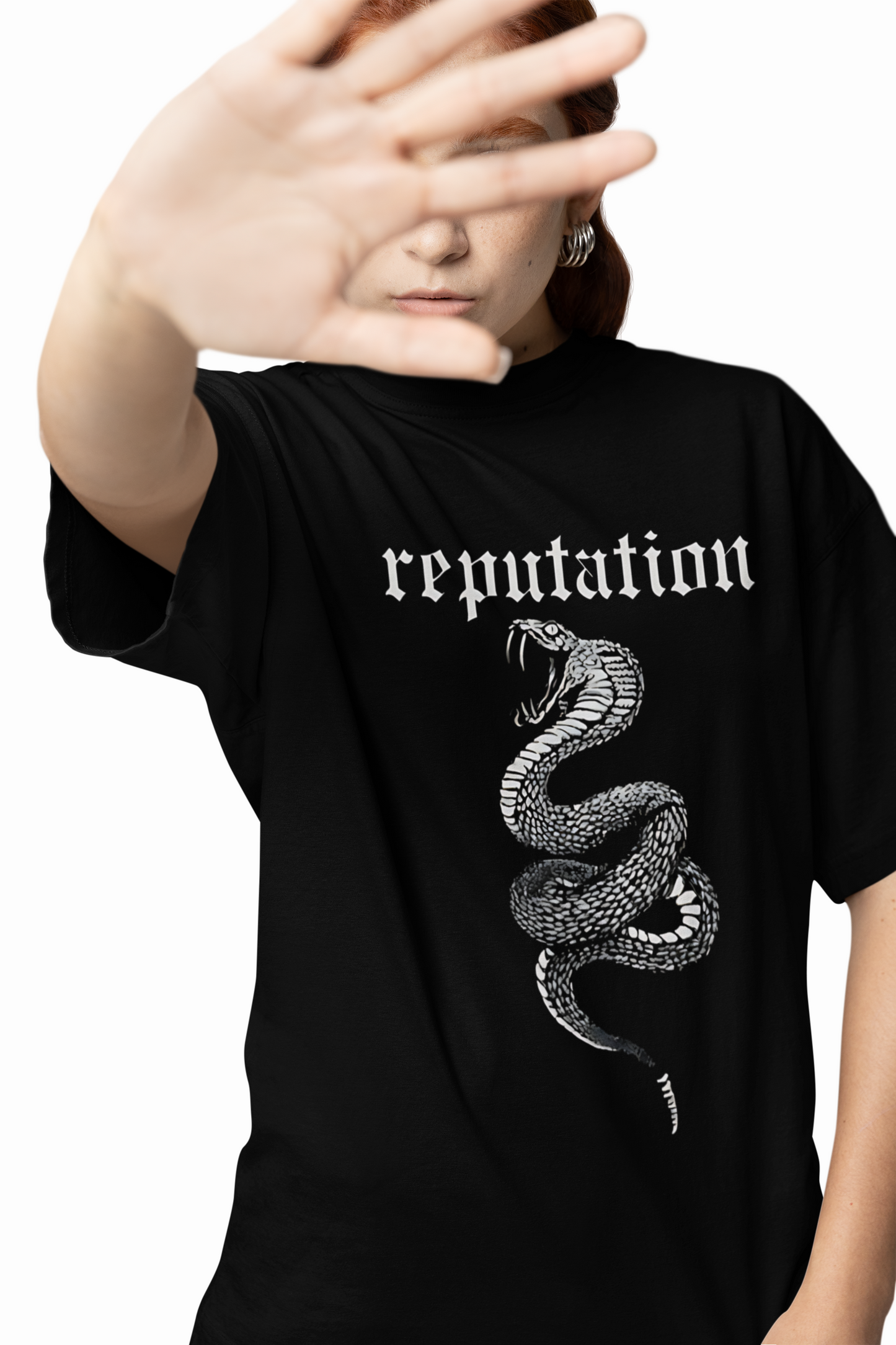 Reputation Graphic Oversized T-Shirt for Bold Streetwear