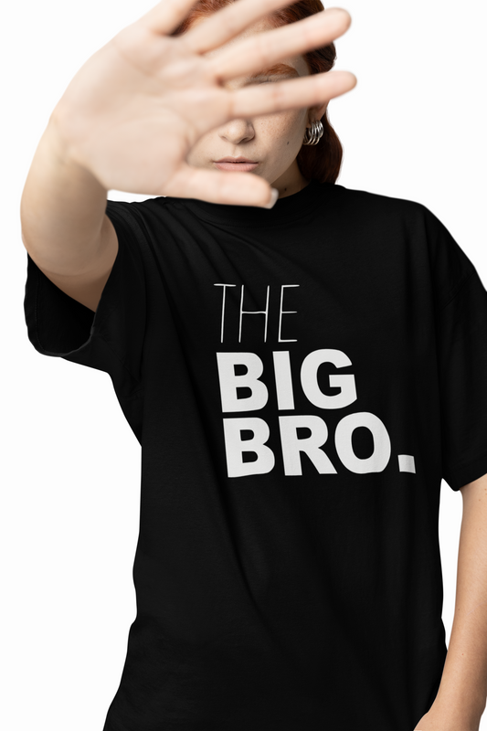 The Big Bro Oversized T-Shirts Brother Streetwear Tees Fits