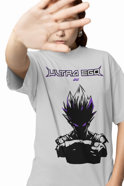 Ultra Ego Oversized T-Shirts for Anime Streetwear Fashion Tee