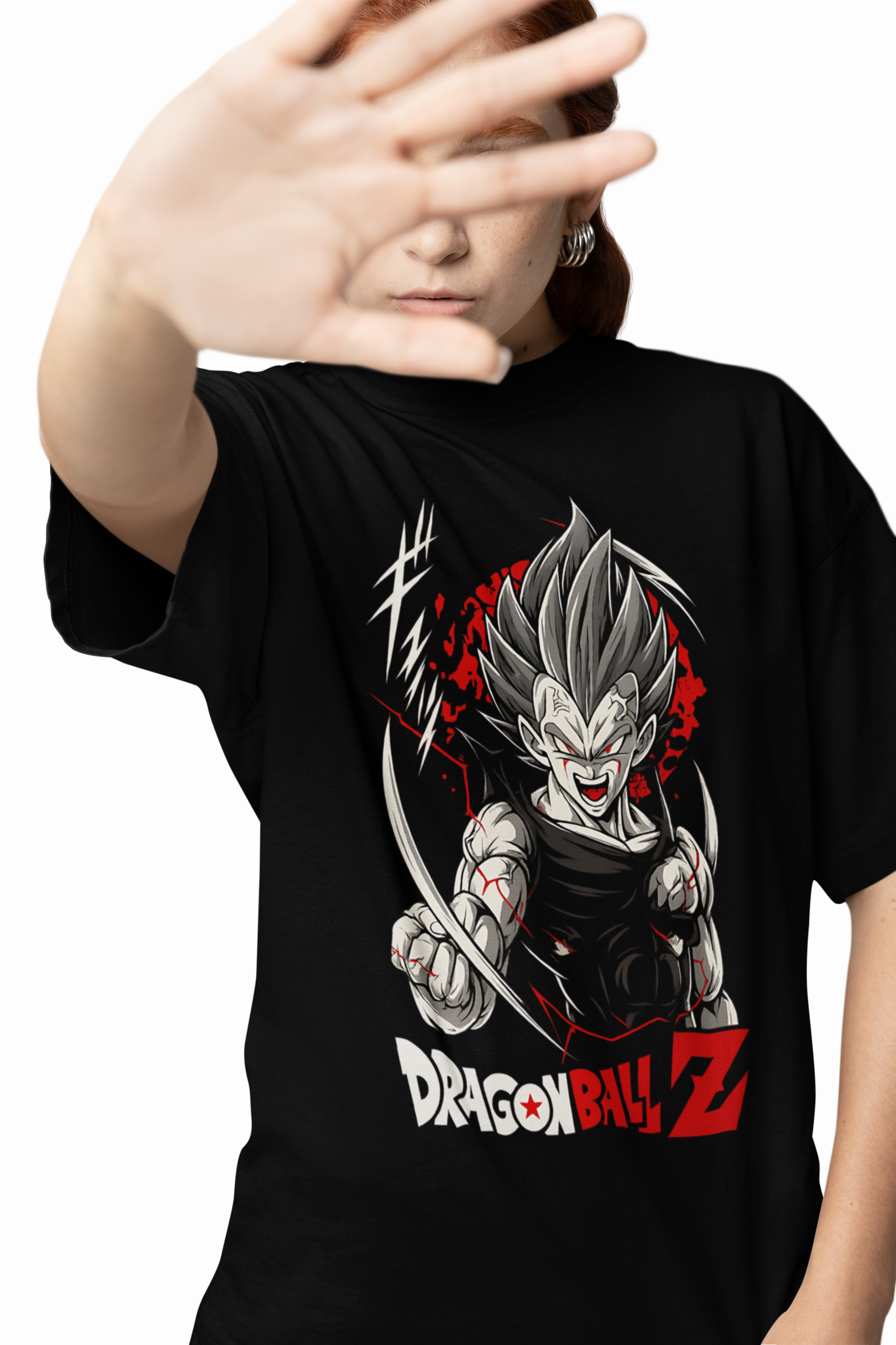 Vegeta Dragonball Oversized T-Shirts