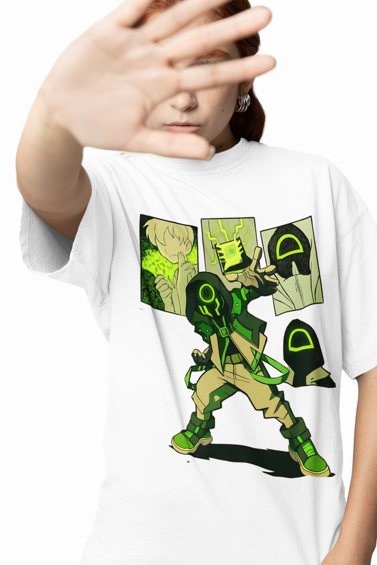 Chaquetrix Oversized T-Shirts – Futuristic Graphic Streetwear