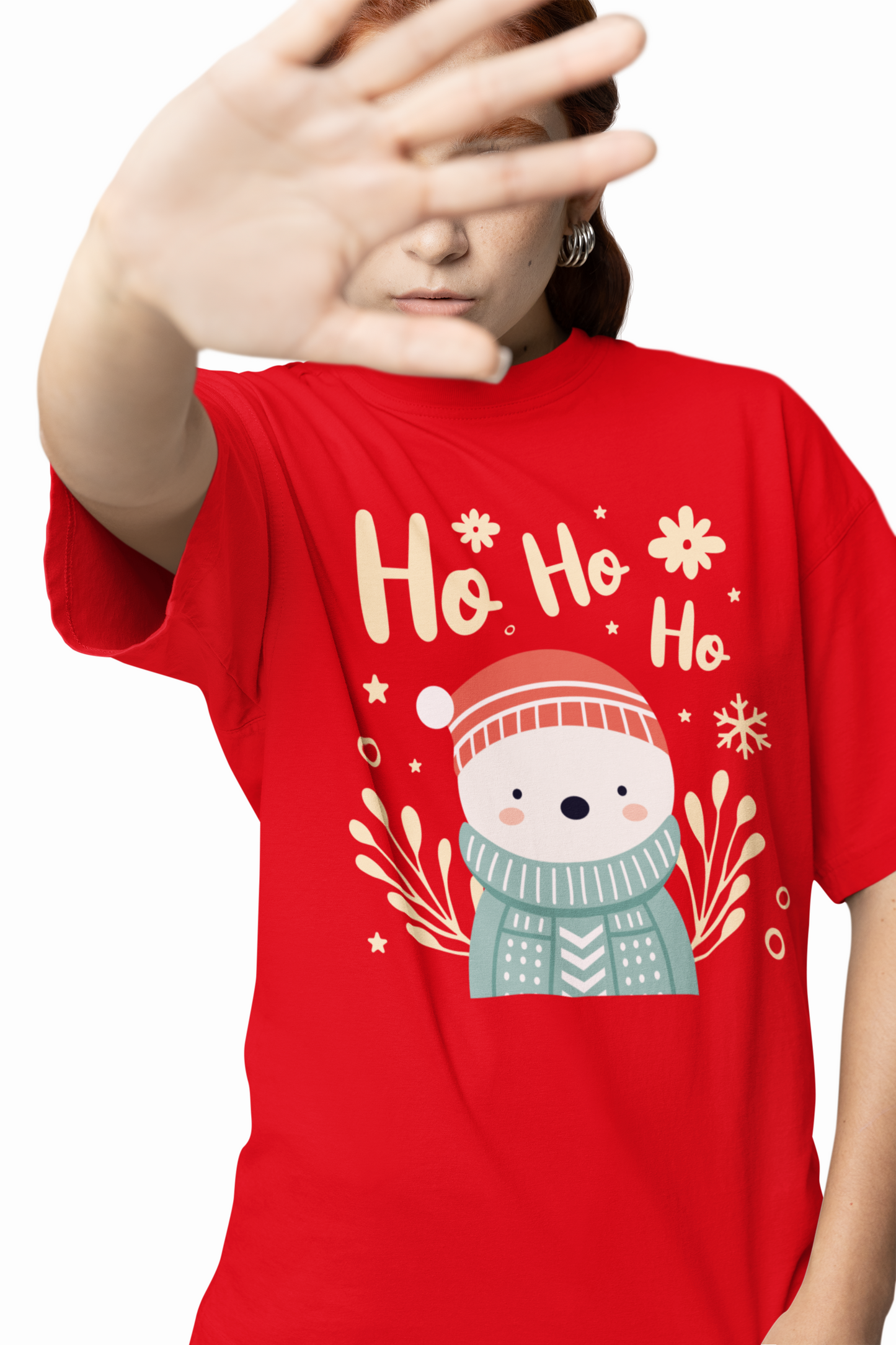 Christmas Santa Oversized T-Shirts Festive Streetwear