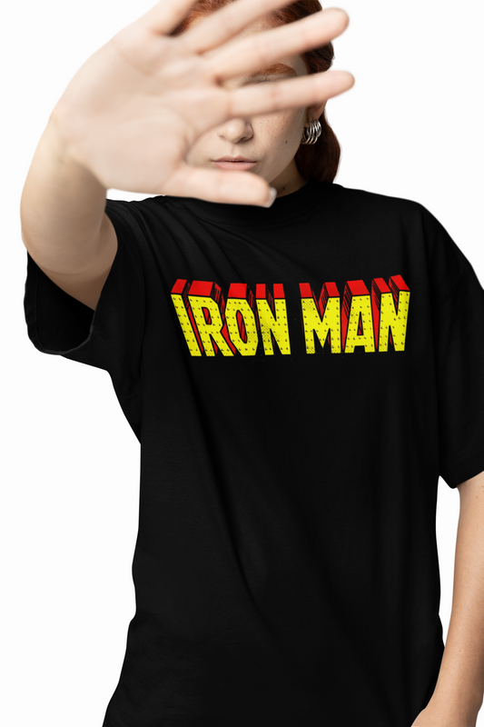Iron Man Oversized T-Shirt – Bold Premium Streetwear Design