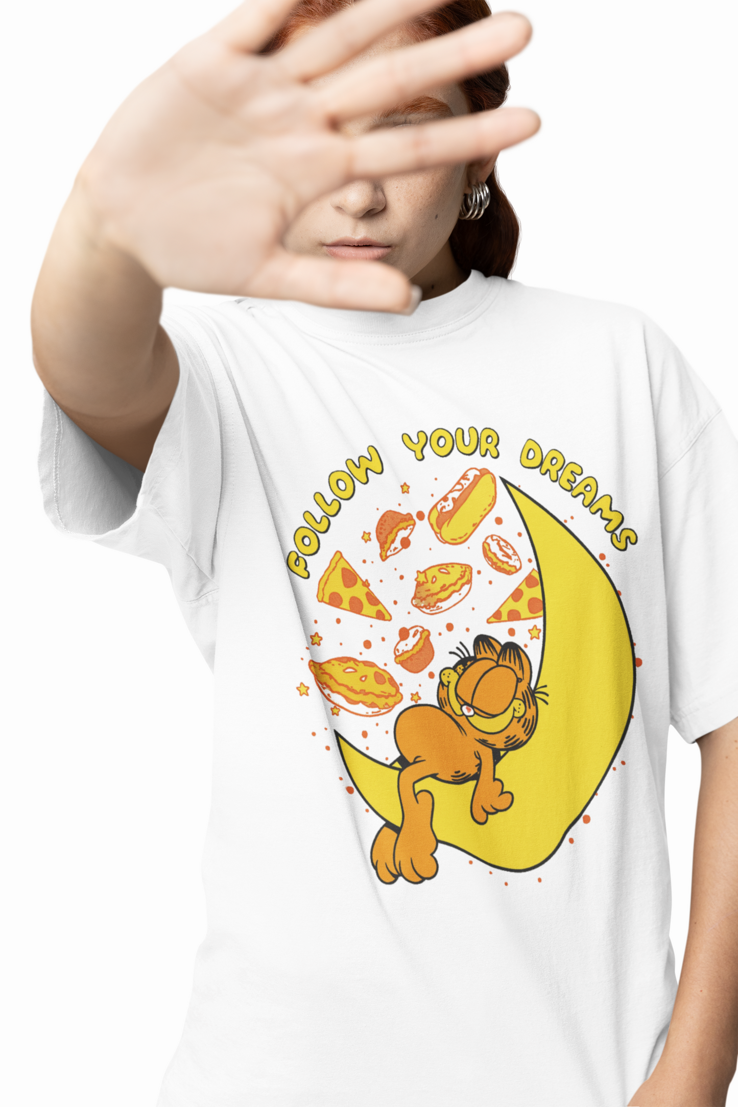 Follow Dreams Oversized T-Shirts Inspirational Streetwear