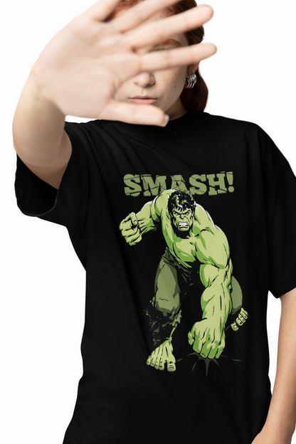 Smash Heros Oversized T-Shirts for Bold Gaming Street Style