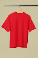 Bulk Unisex Oversized T-shirt In Red Best For Custom Designs