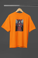 Madara Uchiha Anime Half Sleeve Orange Oversized T-Shirt for Men by Hello Swanky