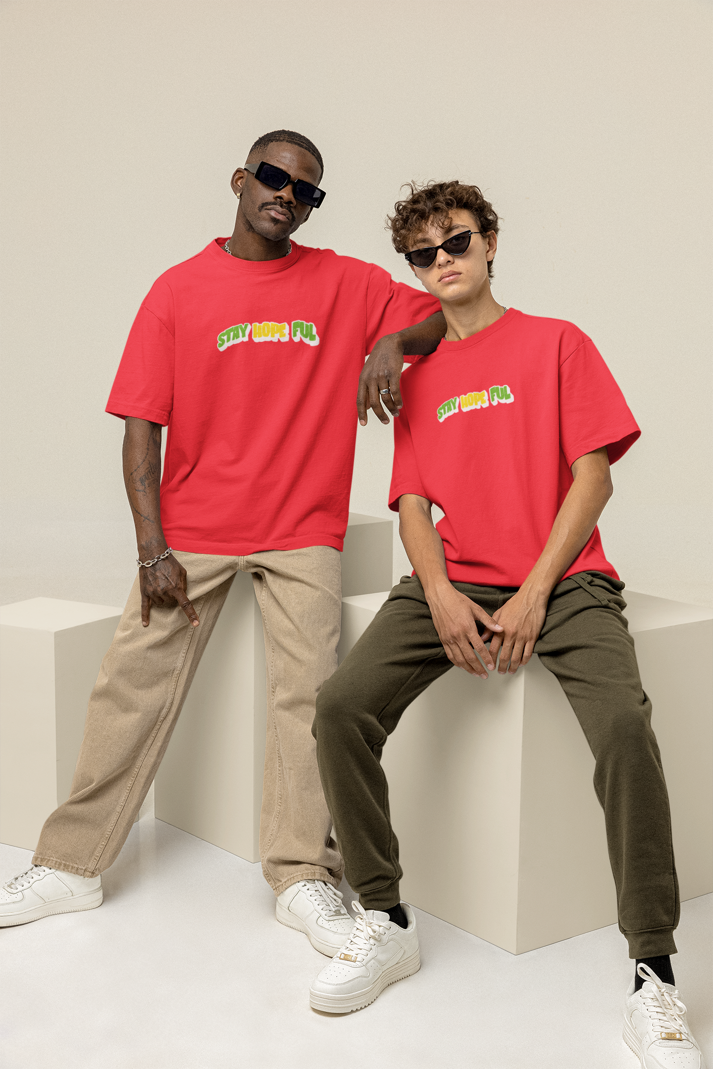 Hopeful Unisex Oversized T-Shirt | Comfortable & Stylish