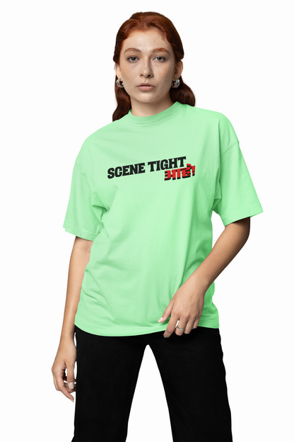 Scene Tight Aahe Marathi Oversized T-Shirt Trendy Streetwear