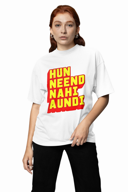 Aujla Song Lines Oversized T-Shirt Punjabi Streetwear