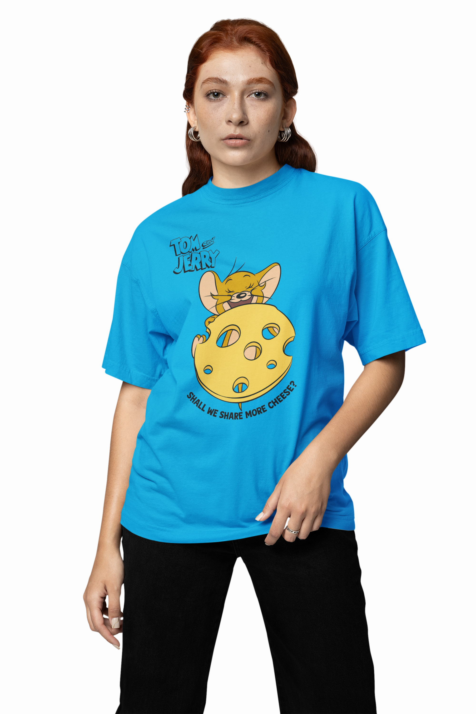 More Cheese Oversized T-Shirts