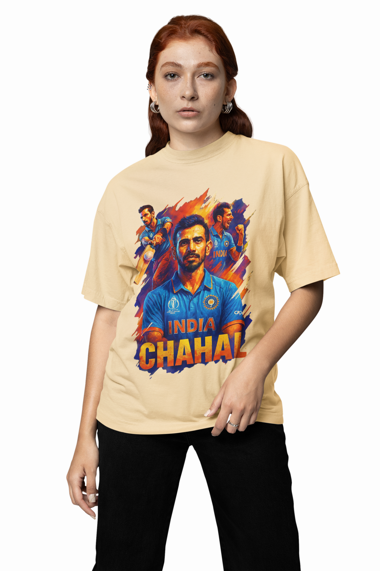 Abstract Chahal Oversized T-Shirt | Stylish Graphic Tee
