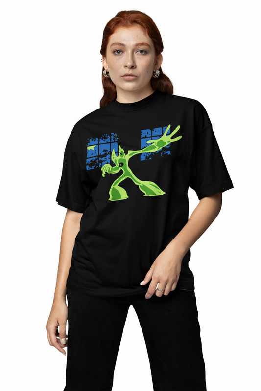 Ben 10 Goop Oversized T-Shirts Cool Alien Cartoon Streetwear