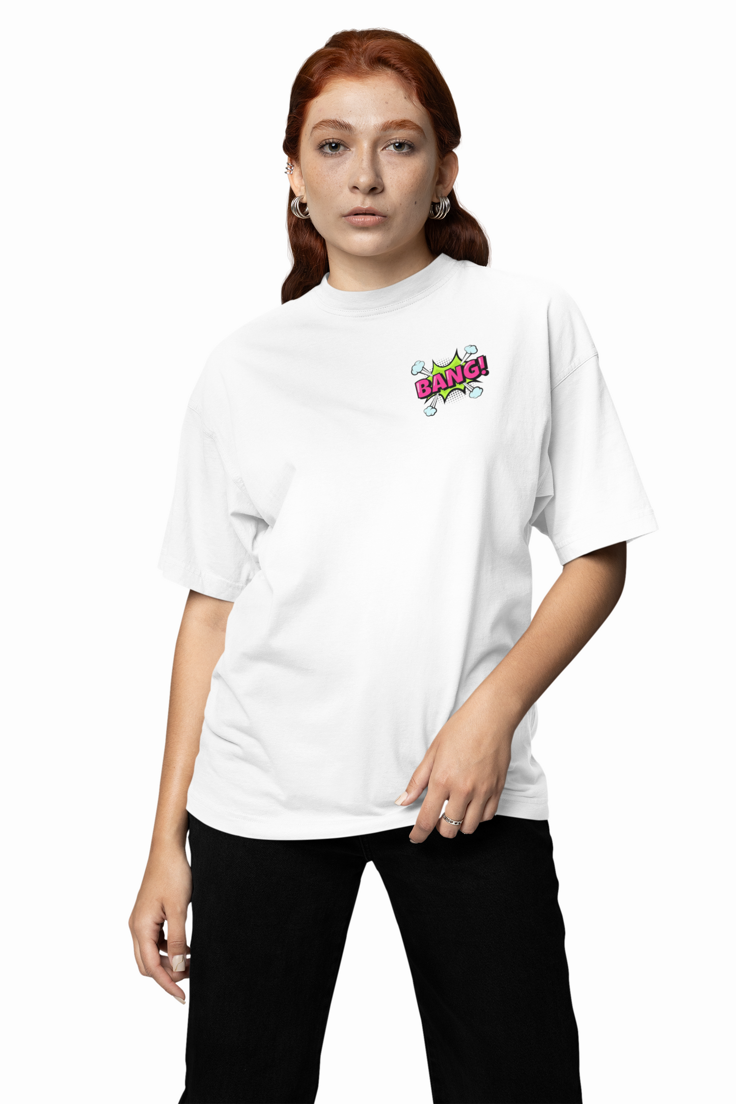 Taz Bang Oversized T-Shirt Fun Cartoon Streetwear Style Tee