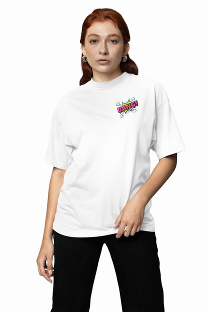 Taz Bang Oversized T-Shirt Fun Cartoon Streetwear Style Tee
