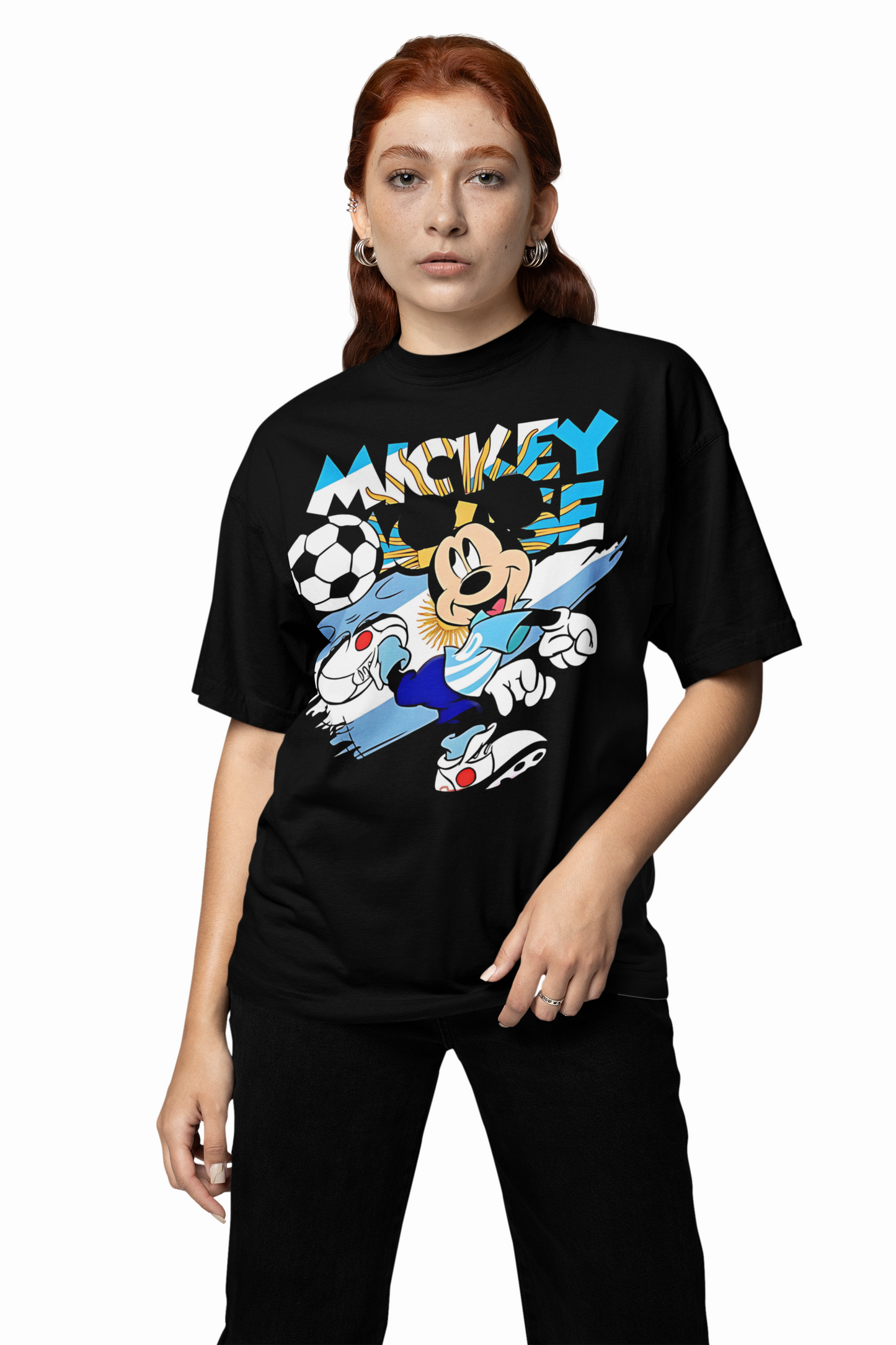 Mickey Soccer Oversized T-Shirts