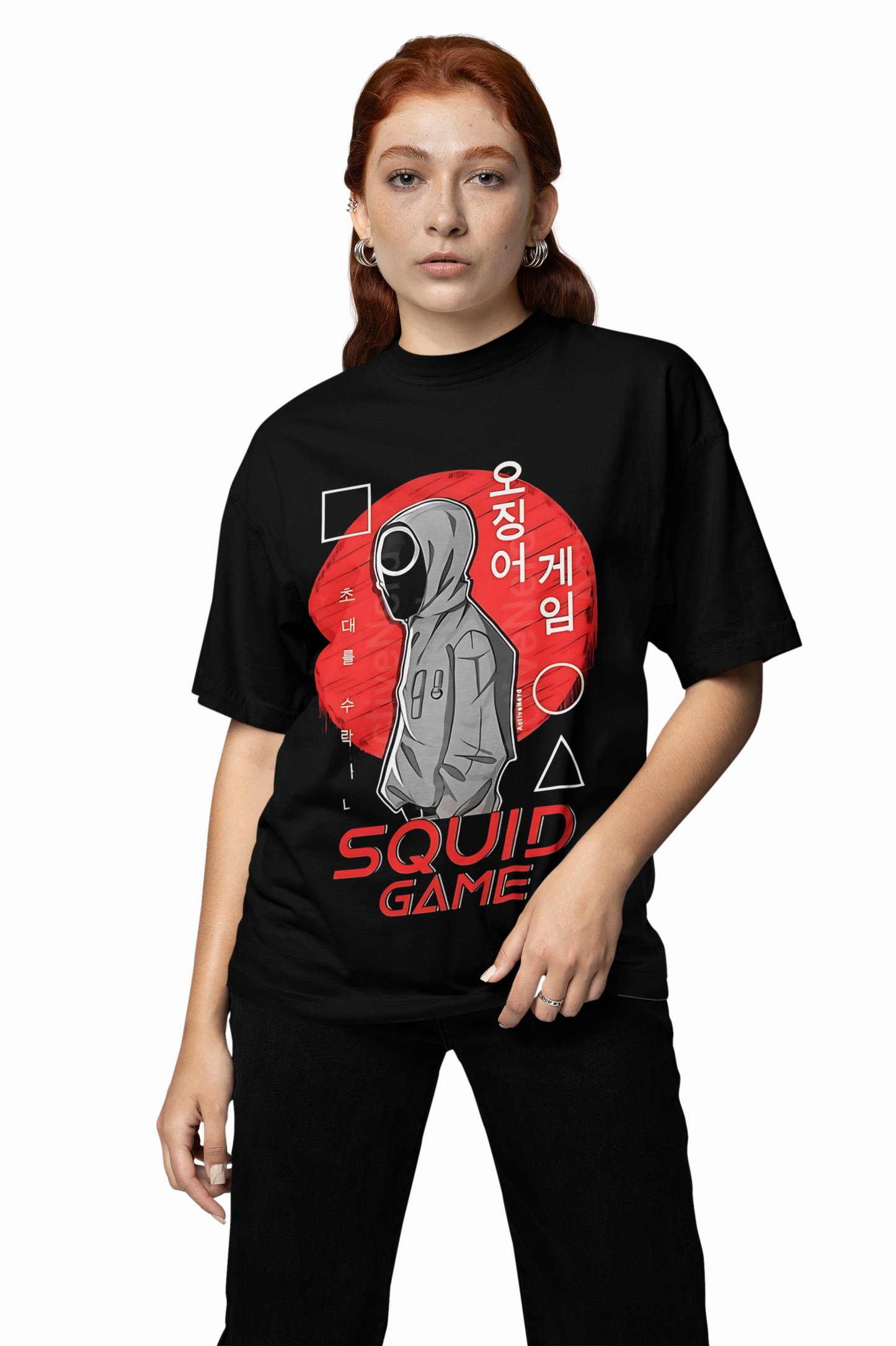 Squid Game Zone Oversized T-Shirt – Fearless Graphic Tees