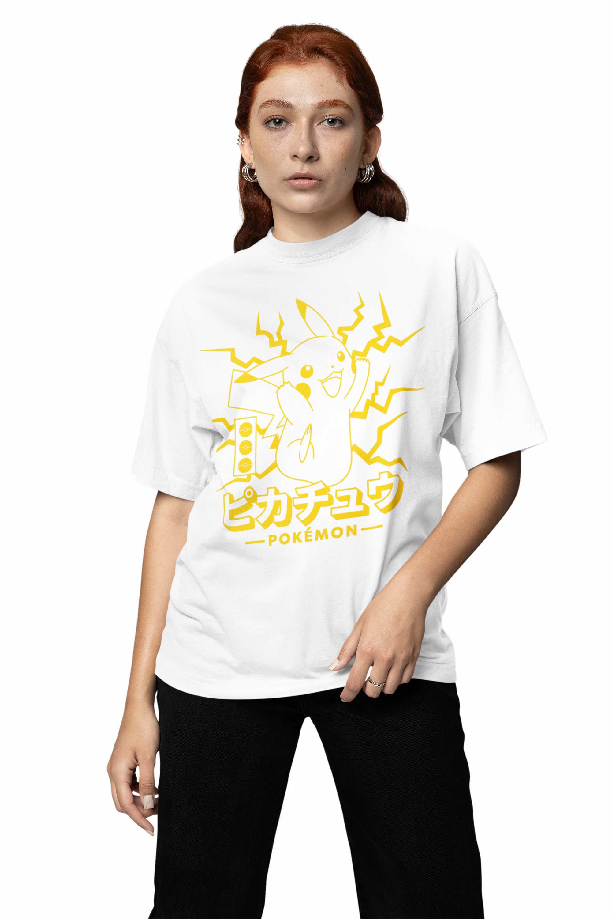 Pikachu Pokemon Oversized T-Shirts