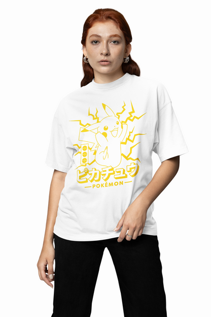 Pikachu Pokémon Oversized T-Shirts – Fun Anime Streetwear