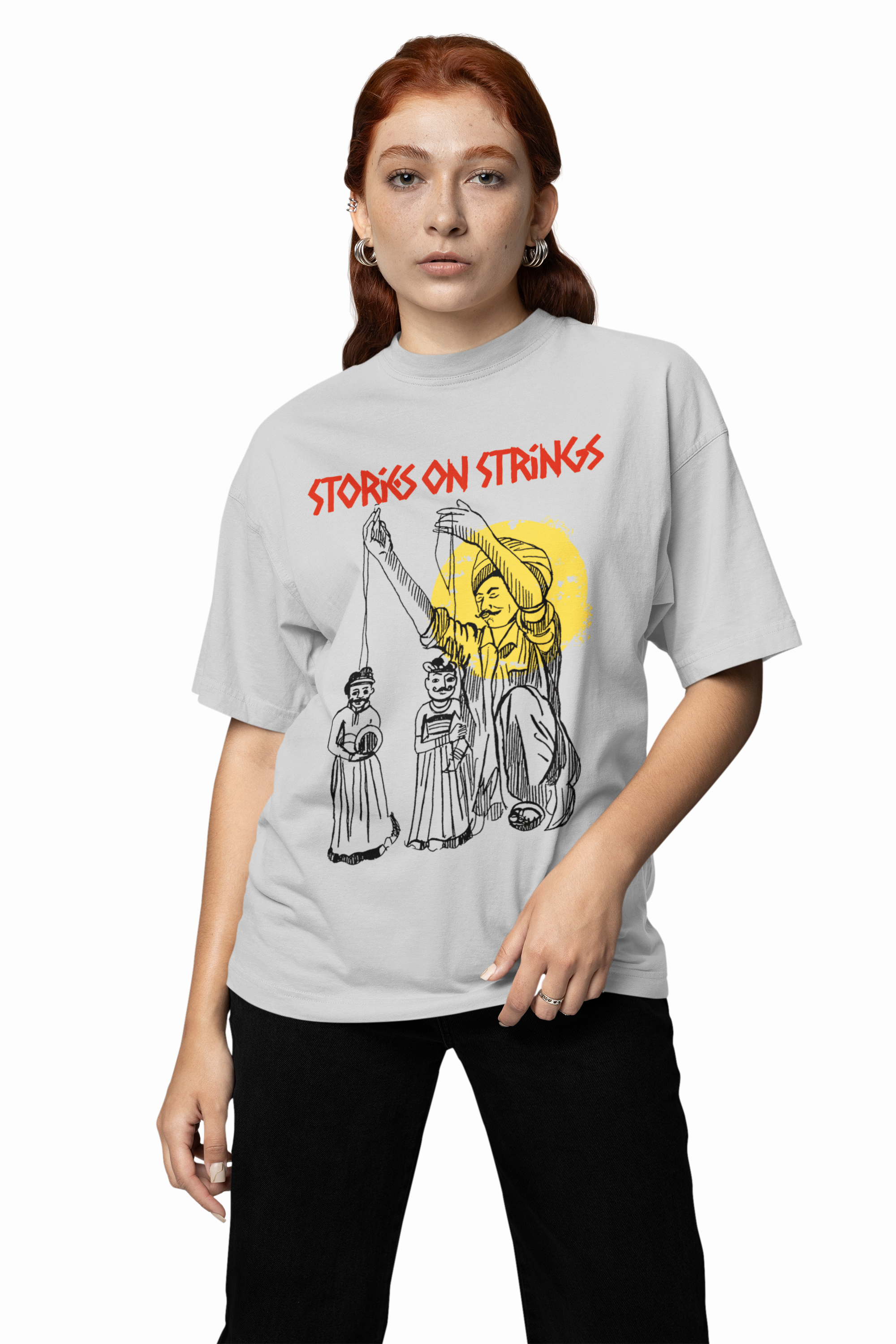 Stories On Strings Oversized T-Shirts
