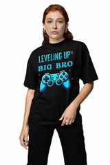 Leveling Up Big Bro Oversized T-Shirts
