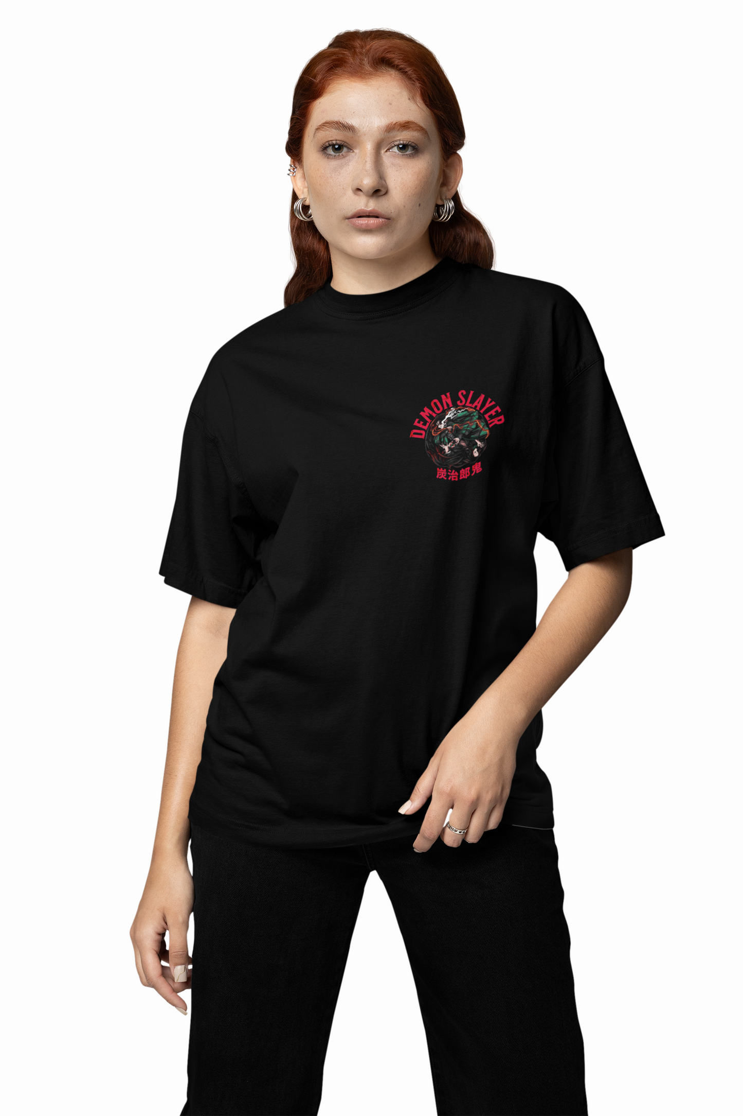 Hashira’s Wrath Oversized T-Shirt Unleash Demon Slayer Power