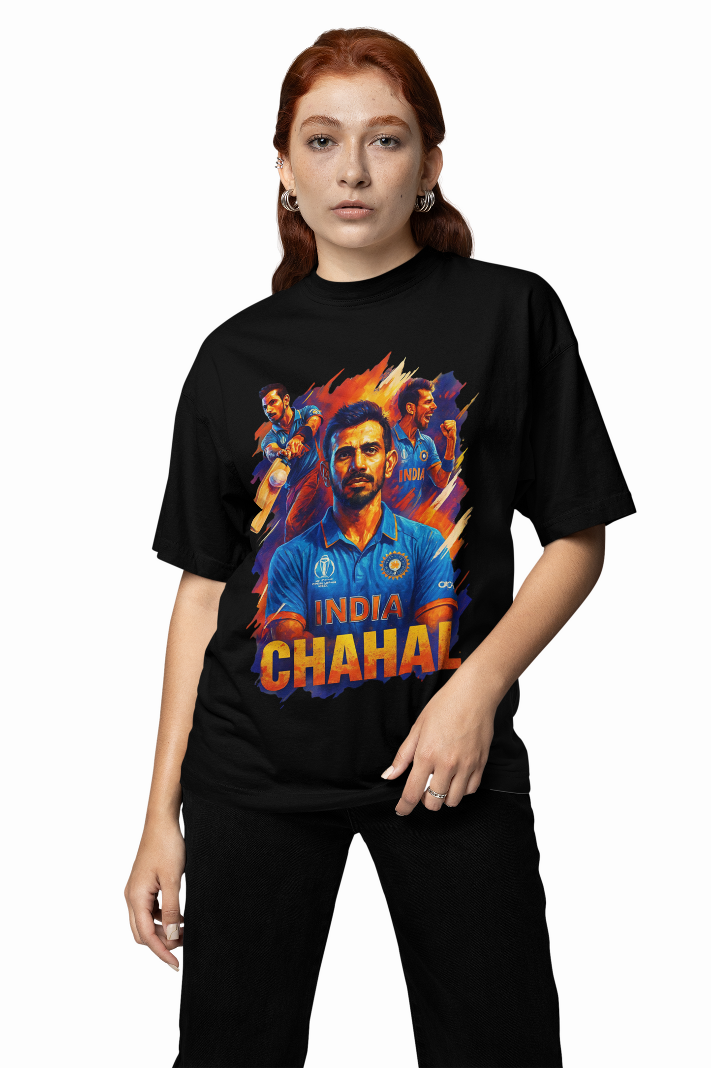 Abstract Chahal Oversized T-Shirt | Stylish Graphic Tee